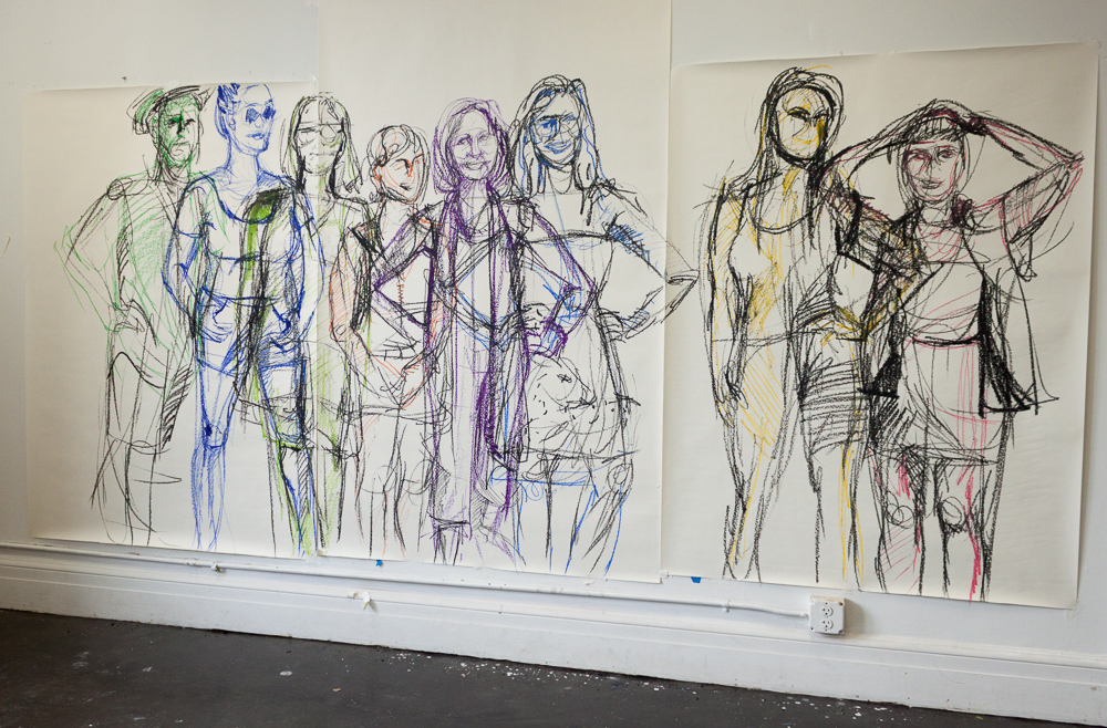 Finished Life-Size-Life-Drawing